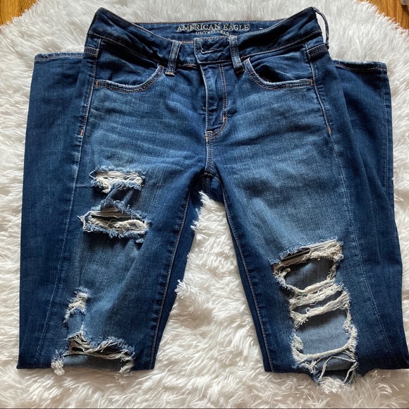 AEO Ripped Skinny Jeggings - Picture 9 of 12